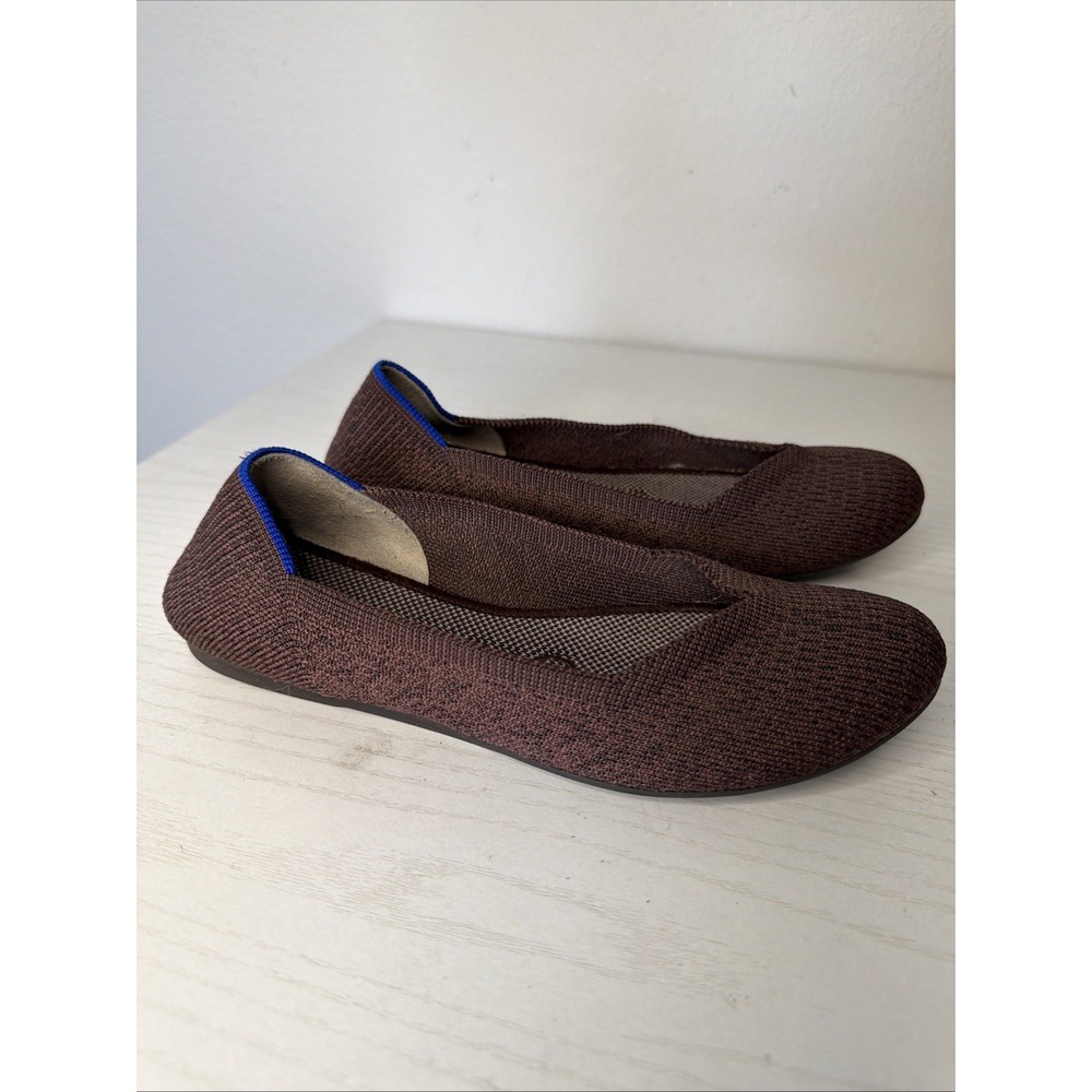 Rothy's Women's Truffle Python Ballet Flat Shoes Women's Size 6